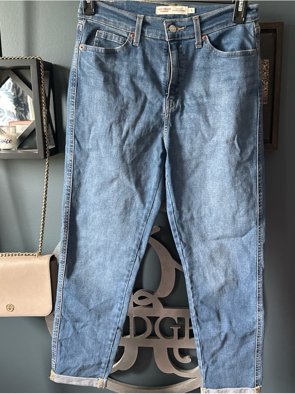 Levi's Medium Blue Straight-Leg Men's Jeans